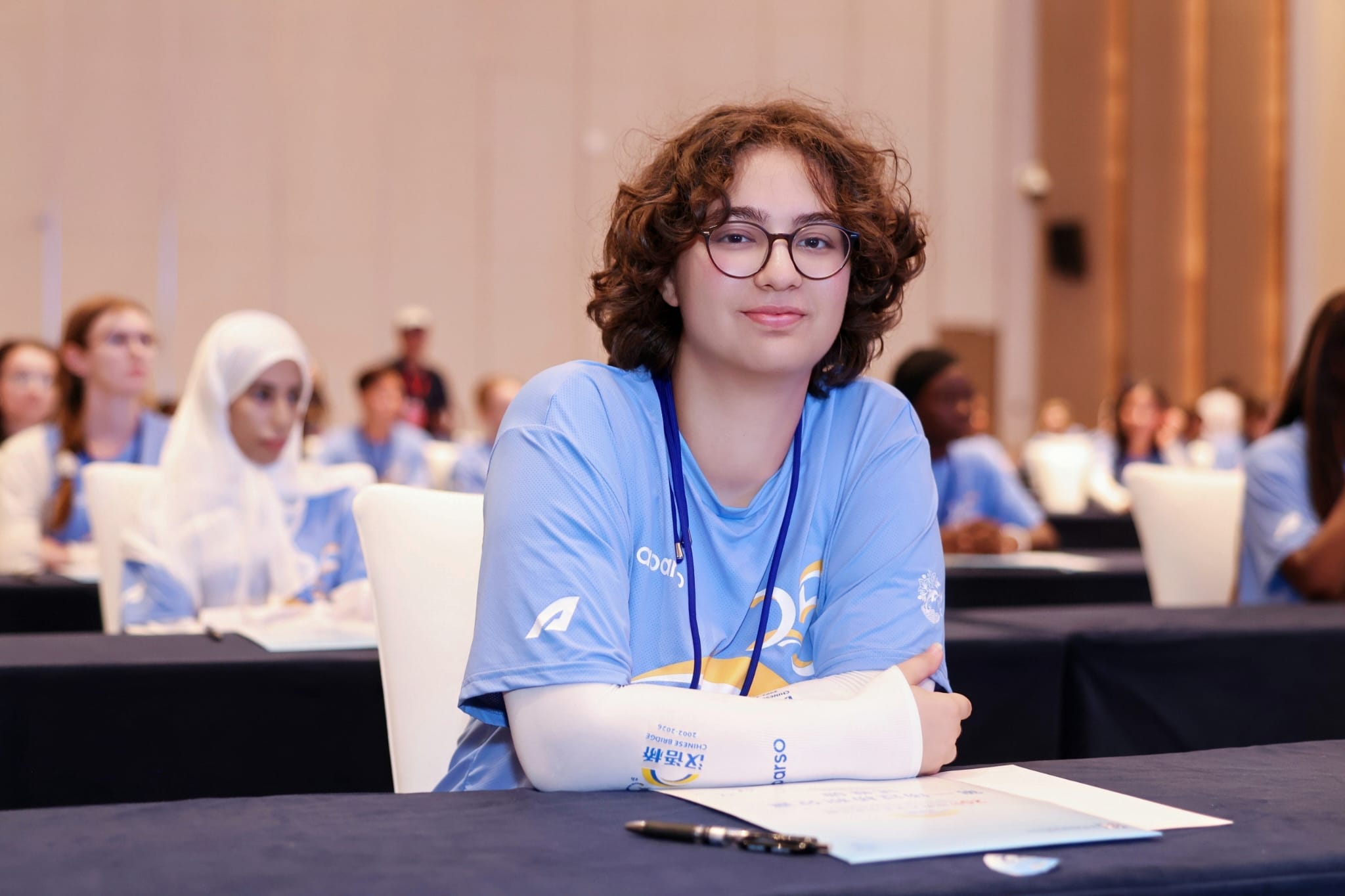 Şeyda Temel joined the written test